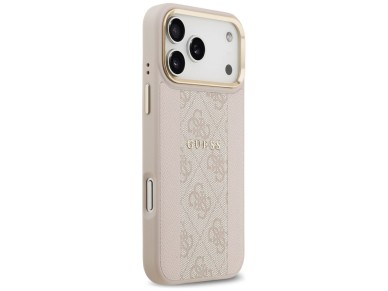 Guess 4G Stripe MagSafe Case for iPhone 17 Pro Max - Pink