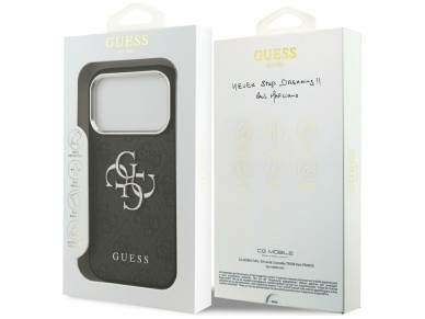 Guess 4G Big 4G Classic Logo case for iPhone 17 Pro Max - black Guess 4G Big 4G Classic Logo case for iPhone 17 Pro Max - black