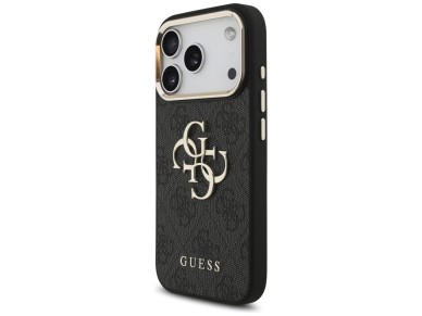 Funda Guess 4G Big 4G Classic Logo para iPhone 17 Pro - Negro y dorado Funda Guess 4G Big 4G Classic Logo para iPhone 17 Pro - Negro y dorado