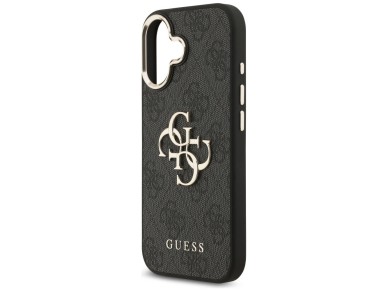 Funda Guess 4G Big 4G Classic Logo para iPhone 17 - Negro y dorado