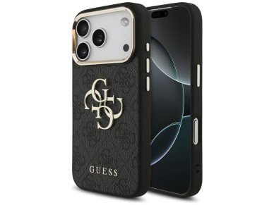 Funda Guess 4G Big 4G Classic Logo para iPhone 17 Pro - Negro y dorado Funda Guess 4G Big 4G Classic Logo para iPhone 17 Pro - Negro y dorado