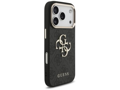 Funda Guess 4G Big 4G Classic Logo para iPhone 17 Pro - Negro y dorado Funda Guess 4G Big 4G Classic Logo para iPhone 17 Pro - Negro y dorado