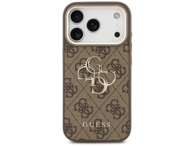 Guess 4G Big 4G Classic Logo Case for iPhone 17 Pro - Brown and Gold Guess 4G Big 4G Classic Logo Case for iPhone 17 Pro - Brown and Gold