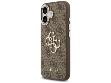 Capa Guess 4G Big 4G Classic Logo para iPhone 17 - Marrom e Dourado Capa Guess 4G Big 4G Classic Logo para iPhone 17 - Marrom e Dourado