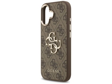 Capa Guess 4G Big 4G Classic Logo para iPhone 17 - Marrom e Dourado Capa Guess 4G Big 4G Classic Logo para iPhone 17 - Marrom e Dourado