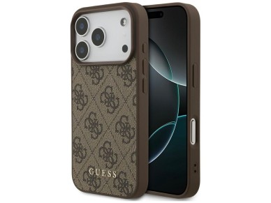 Capa Guess 4G Classic para iPhone 17 Pro - Marrom Capa Guess 4G Classic para iPhone 17 Pro - Marrom
