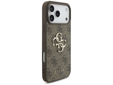 Funda Guess 4G con logo grande para iPhone 17 Pro Max - Marrón Funda Guess 4G con logo grande para iPhone 17 Pro Max - Marrón