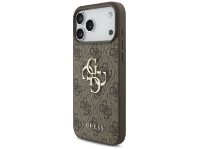 Funda Guess 4G con logo grande para iPhone 17 Pro Max - Marrón Funda Guess 4G con logo grande para iPhone 17 Pro Max - Marrón