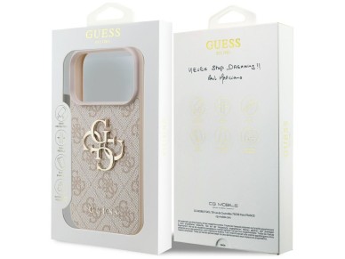 Guess 4G Big Logo Case for iPhone 17 Pro - Pink