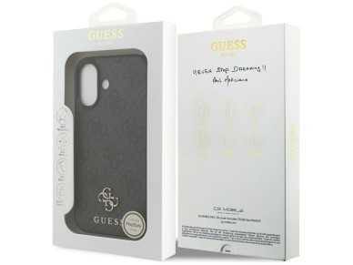 Guess 4G Small Classic Logo MagSafe case for iPhone 17 - black Guess 4G Small Classic Logo MagSafe case for iPhone 17 - black