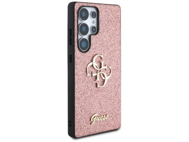 Guess Fixed Glitter Big 4G Metal Logo Case for Samsung Galaxy S25 Ultra Pink Guess Fixed Glitter Big 4G Metal Logo Case for Samsung Galaxy S25 Ultra Pink