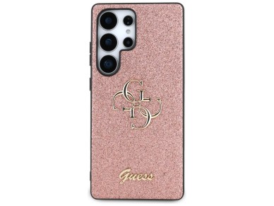 Guess Fixed Glitter Big 4G Metal Logo Case for Samsung Galaxy S25 Ultra Pink Guess Fixed Glitter Big 4G Metal Logo Case for Samsung Galaxy S25 Ultra Pink