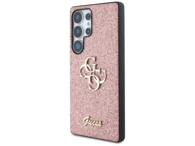 Guess Fixed Glitter Big 4G Metal Logo Case for Samsung Galaxy S25 Ultra Pink Guess Fixed Glitter Big 4G Metal Logo Case for Samsung Galaxy S25 Ultra Pink