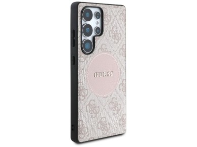 Guess 4G Round Patch Classic Logo MagSafe Case for Samsung Galaxy S25 Ultra - Pink Guess 4G Round Patch Classic Logo MagSafe Case for Samsung Galaxy S25 Ultra - Pink