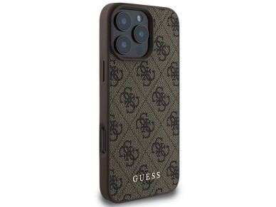 Guess 4G Classic iPhone 16 Pro Max Case - Brown Guess 4G Classic iPhone 16 Pro Max Case - Brown