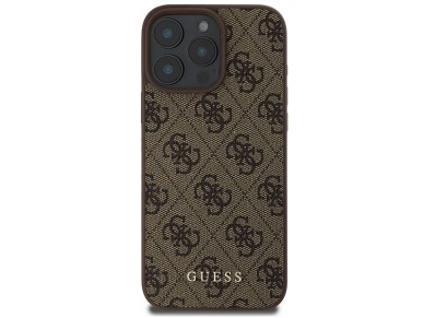 Guess 4G Classic iPhone 16 Pro Max Case - Brown Guess 4G Classic iPhone 16 Pro Max Case - Brown