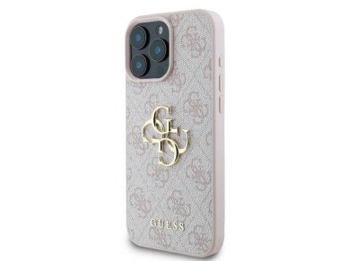 Guess 4G Big Logo Case for iPhone 16 Pro Max - Pink Guess 4G Big Logo Case for iPhone 16 Pro Max - Pink