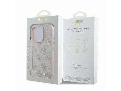Guess 4G Classic iPhone 16 Pro Case - Pink Guess 4G Classic iPhone 16 Pro Case - Pink