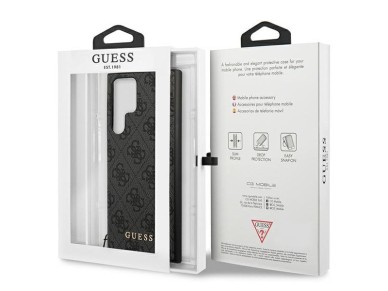 Guess 4G Charms Collection case for Samsung Galaxy S24 Ultra - black Guess 4G Charms Collection case for Samsung Galaxy S24 Ultra - black