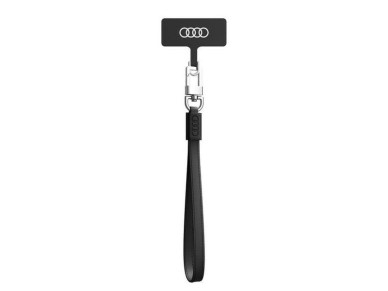 Correa universal de piel para bandolera Audi de 28 cm x 10 mm - Negra Correa universal de piel para bandolera Audi de 28 cm x 10 mm - Negra