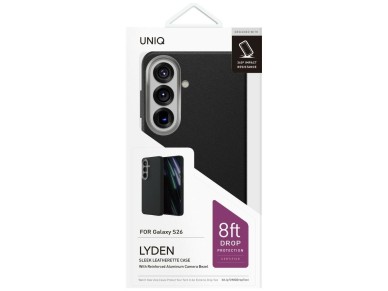 Uniq Lyden Samsung Galaxy S26 Magclick Charging Case - Black Uniq Lyden Samsung Galaxy S26 Magclick Charging Case - Black