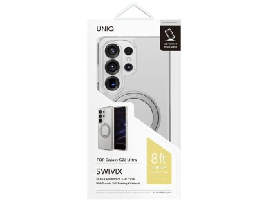 Uniq Swivix Case for Samsung Galaxy S26 Ultra - Transparent Uniq Swivix Case for Samsung Galaxy S26 Ultra - Transparent