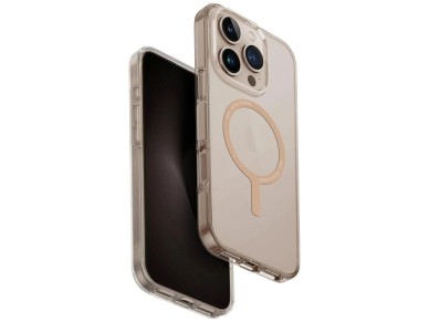 Uniq Clario Magclick Charging Case for iPhone 16 Pro - Transparent Gold Uniq Clario Magclick Charging Case for iPhone 16 Pro - Transparent Gold