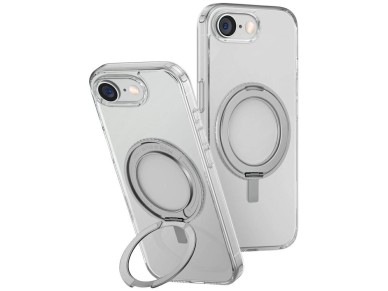 Uniq Swivix 360 Rotating Kickstand Case for iPhone 16e - Transparent Uniq Swivix 360 Rotating Kickstand Case for iPhone 16e - Transparent