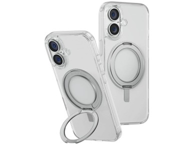 Uniq Swivix 360 Rotating Kickstand Case for iPhone 16 - Transparent Uniq Swivix 360 Rotating Kickstand Case for iPhone 16 - Transparent