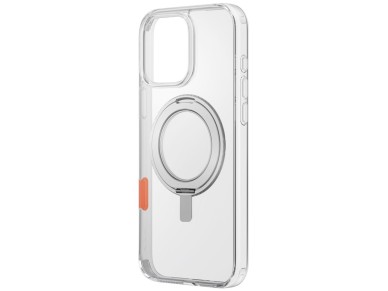 Capa Uniq Swivix com suporte giratório 360° para iPhone 16 Pro - Transparente Capa Uniq Swivix com suporte giratório 360° para iPhone 16 Pro - Transparente