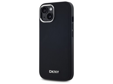 DKNY Plain Logo MagSafe iPhone 15 Plus Case - Black DKNY Plain Logo MagSafe iPhone 15 Plus Case - Black