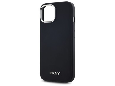 DKNY Plain Logo MagSafe iPhone 15 Plus Case - Black DKNY Plain Logo MagSafe iPhone 15 Plus Case - Black