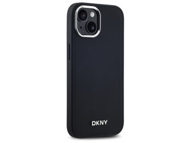 DKNY Plain Logo MagSafe iPhone 15 Plus Case - Black DKNY Plain Logo MagSafe iPhone 15 Plus Case - Black