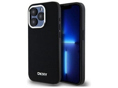 DKNY Plain Logo MagSafe iPhone 15 Pro Max Case - Black DKNY Plain Logo MagSafe iPhone 15 Pro Max Case - Black
