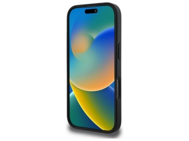Funda DKNY para iPhone 16 Pro Max con estampado de textura y rayas tonales - Negra Funda DKNY para iPhone 16 Pro Max con estampado de textura y rayas tonales - Negra