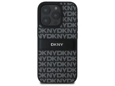 Funda DKNY para iPhone 16 Pro Max con estampado de textura y rayas tonales - Negra Funda DKNY para iPhone 16 Pro Max con estampado de textura y rayas tonales - Negra