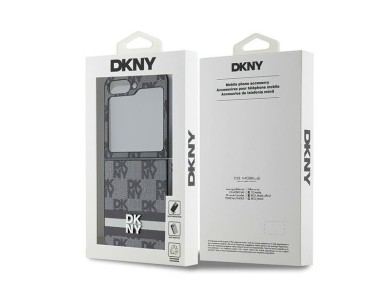 DKNY Checkered Pattern Printed Stripes case for Samsung Galaxy Z Flip 6 - black DKNY Checkered Pattern Printed Stripes case for Samsung Galaxy Z Flip 6 - black