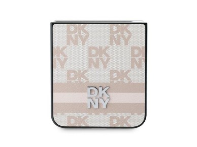 DKNY Checkered Pattern Printed Stripes Case for Samsung Galaxy Z Flip 6 - Pink DKNY Checkered Pattern Printed Stripes Case for Samsung Galaxy Z Flip 6 - Pink
