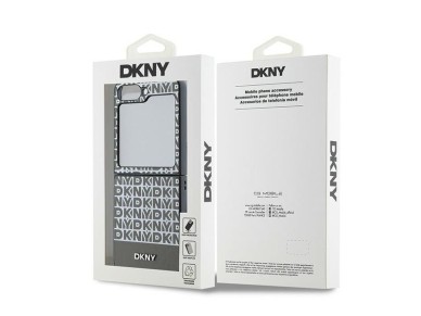 DKNY Repeat Pattern Bottom Stripe Case for Samsung Galaxy Z Flip 6 - Brown DKNY Repeat Pattern Bottom Stripe Case for Samsung Galaxy Z Flip 6 - Brown