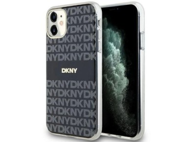 DKNY IML Mono & Stripe MagSafe case for iPhone 11 / Xr - black DKNY IML Mono & Stripe MagSafe case for iPhone 11 / Xr - black