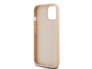 Funda DKNY de piel con franja monocromática y logo metálico para iPhone 15 Plus / 14 Plus - Rosa Funda DKNY de piel con franja monocromática y logo metálico para iPhone 15 Plus / 14 Plus - Rosa