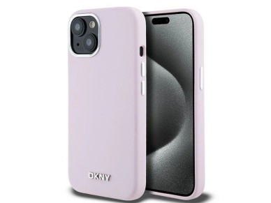 Funda DKNY de silicona líquida con logo metálico pequeño y MagSafe para iPhone 15 Plus / 14 Plus - R Funda DKNY de silicona líquida con logo metálico pequeño y MagSafe para iPhone 15 Plus / 14 Plus - R