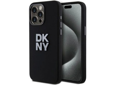 DKNY Liquid Silicone Metal Logo iPhone 15 Pro Max Case - Black DKNY Liquid Silicone Metal Logo iPhone 15 Pro Max Case - Black