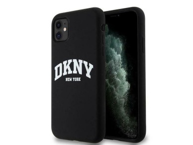 DKNY Liquid Silicone White Printed Logo MagSafe Case for iPhone 11/Xr - Black DKNY Liquid Silicone White Printed Logo MagSafe Case for iPhone 11/Xr - Black