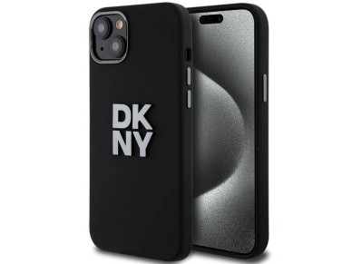 DKNY Liquid Silicone Metal Logo iPhone 15/14/13 Case - Black DKNY Liquid Silicone Metal Logo iPhone 15/14/13 Case - Black
