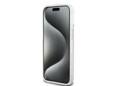DKNY Liquid Glitter Multilogo case for iPhone 15 / 14 / 13 - pink