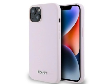 DKNY Liquid Silicone Small Metal Logo MagSafe Case for iPhone 14/15/13 - Pink DKNY Liquid Silicone Small Metal Logo MagSafe Case for iPhone 14/15/13 - Pink