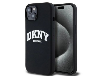 DKNY Liquid Silicone White Printed Logo MagSafe Case for iPhone 14 / 15 / 13 - Black DKNY Liquid Silicone White Printed Logo MagSafe Case for iPhone 14 / 15 / 13 - Black