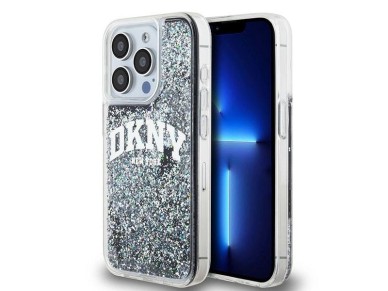 DKNY Liquid Glitter Big Logo iPhone 14 Pro Case - Black DKNY Liquid Glitter Big Logo iPhone 14 Pro Case - Black