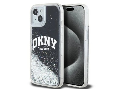 DKNY Liquid Glitter Big Logo iPhone 14/15/13 Case - Black DKNY Liquid Glitter Big Logo iPhone 14/15/13 Case - Black